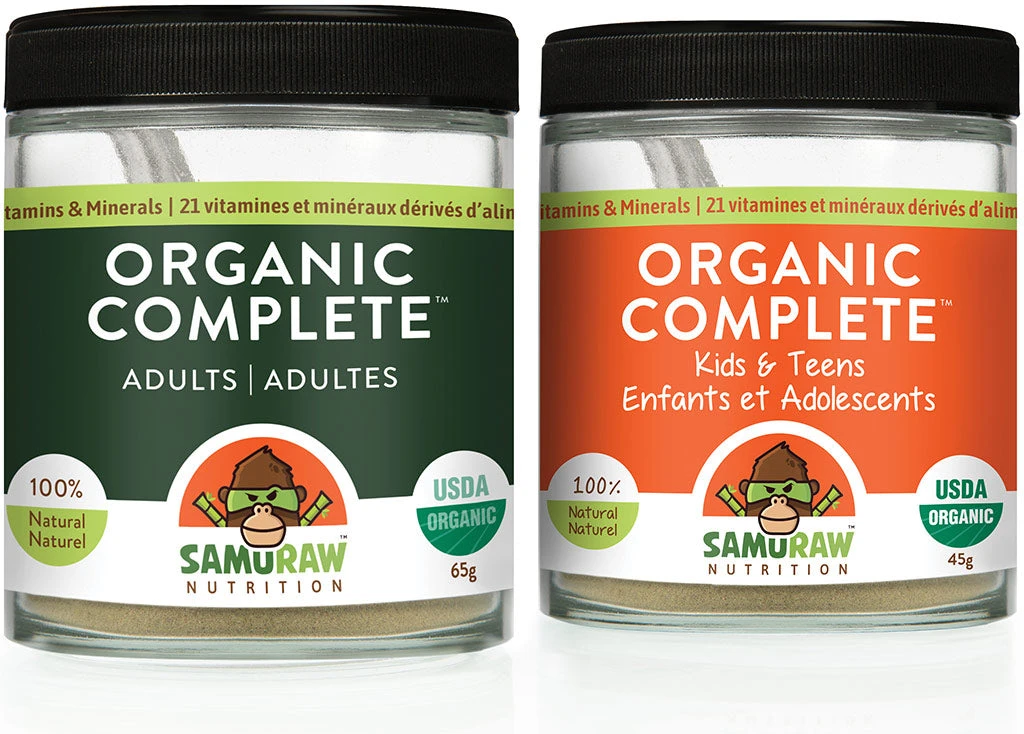 Organic Vitamins | Food Derived Natural Vitamins | Samuraw Canada